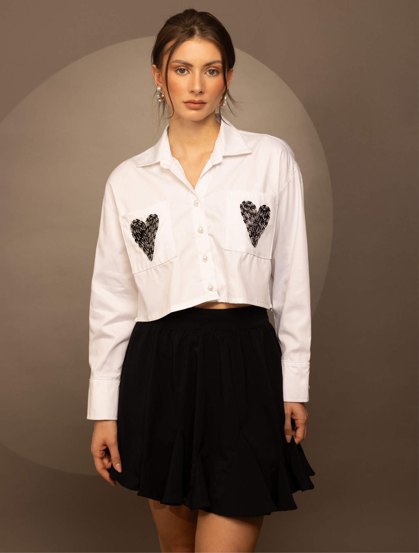 Camisa Crop Top Love Handmade