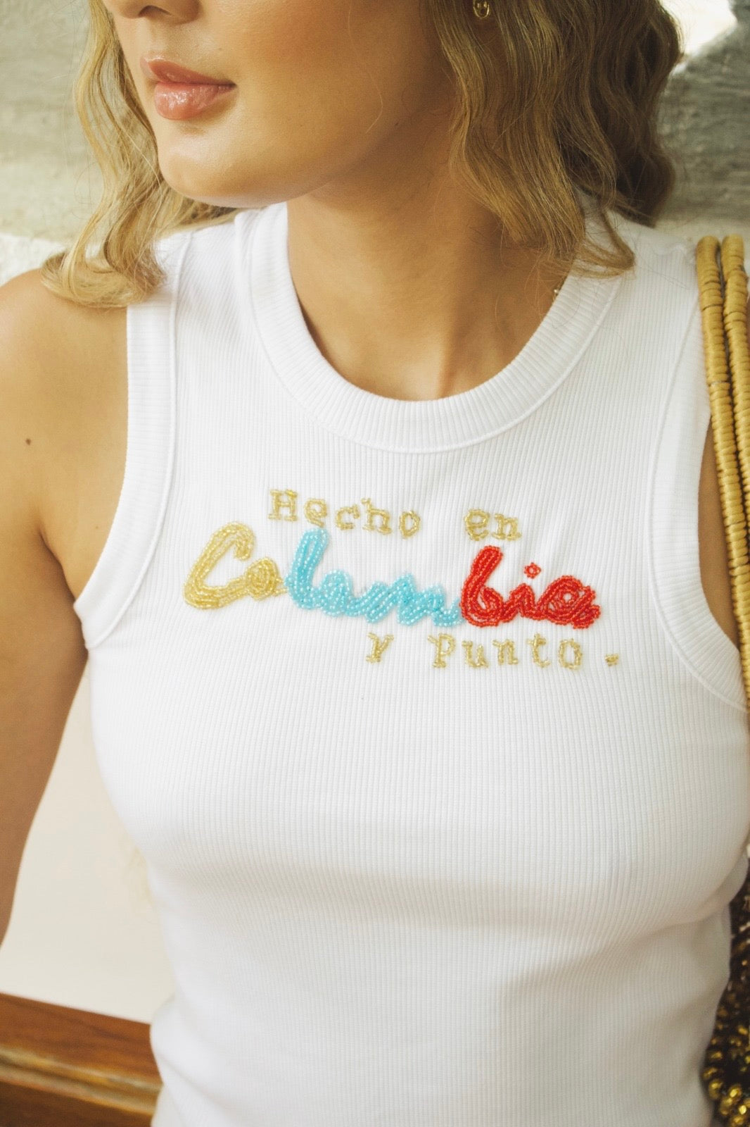 TANK TOP HECHO EN COLOMBIA Y PUNTO BLANCO