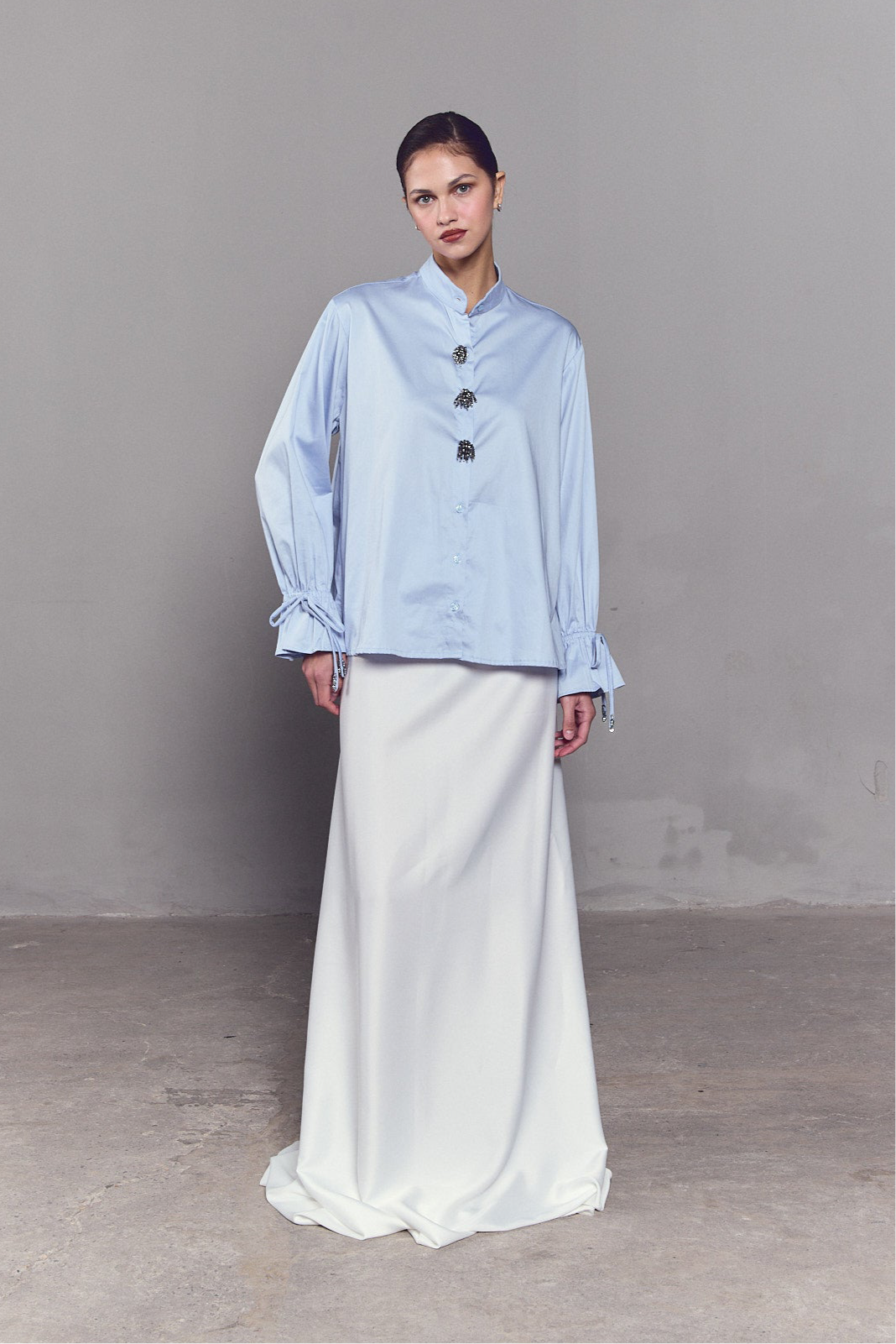 Camisa Chiara Baby Blue
