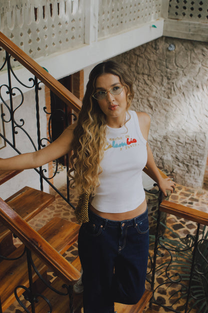 TANK TOP HECHO EN COLOMBIA Y PUNTO BLANCO