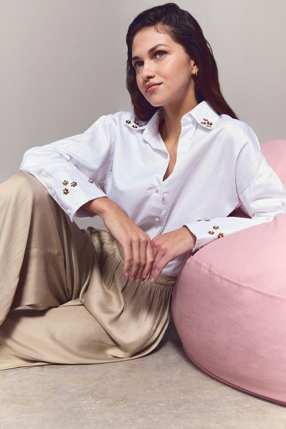 Camisa Jazmin Ocre