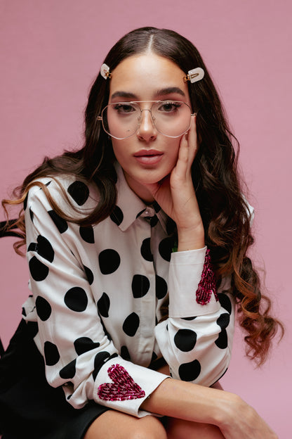 Camisa Valentine Lunares
