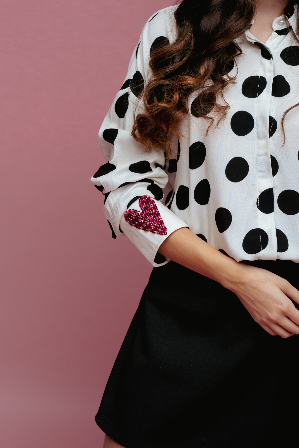 Camisa Valentine Lunares