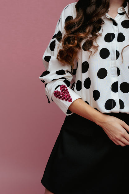 Camisa Valentine Lunares