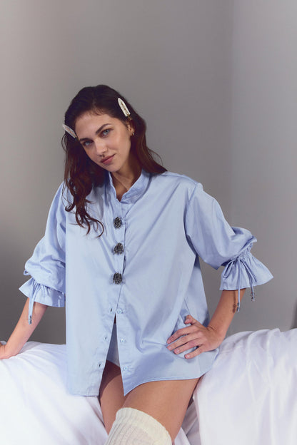 Camisa Chiara Baby Blue