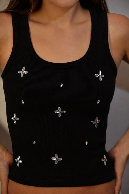 MURANIA HALTER TANK TOP