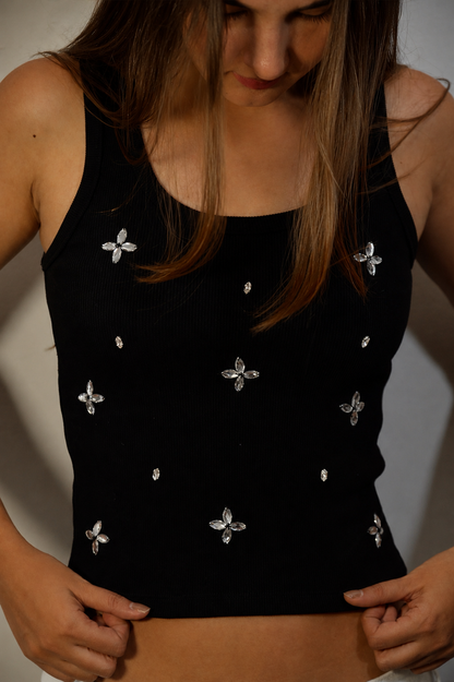 MURANIA HALTER TANK TOP